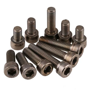 Grade 12.9 Socket Head Cap Screws M2 M2.5 M3 M4 M5 M6 Bolts Black Nickel DIN912 - Picture 1 of 7