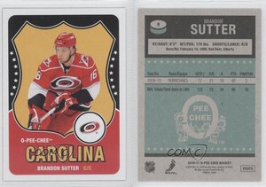 2010-11 O-Pee-Chee Retro Brandon Sutter #9