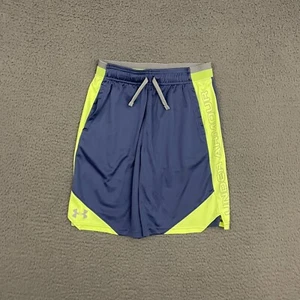 Under Armour Shorts Boys Large Loose Fit Multicolor Activewear Sports - Picture 1 of 8