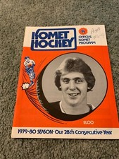 1980 Fort Wayne Komets v Saginaw Gears IHL Semifinal Playoff Hockey Program 4/30