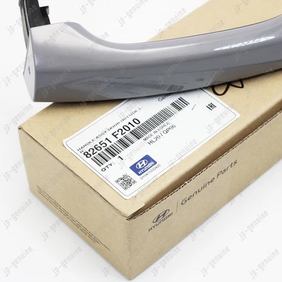 Fabricante de equipamento original HYUNDAI Elantra exterior porta dianteira esquerda/traseira conjunto de maçaneta cinza - Imagem 1 de 4