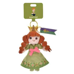 Japan Tokyo Disney Store Anna Plush Keychain Frozen Darenui 【US STOCK】 - Picture 1 of 6