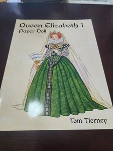 Queen Elizabeth I Papierpuppen von Tom Tierney, neu und ungeschnitten, super Zustand! - Bild 1 von 2