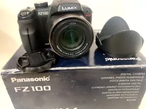 Panasonic Lumix FZ100 14.1MP Digitalkamera - Schwarz - Gebraucht - Bild 1 von 5
