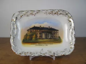 Antique Souvenir Dish - Brookings, SD, Ladies Dormitory at SDSC - Picture 1 of 3