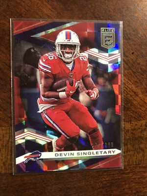 2020 Panini Elite Devin Singletary Red checker SP / 399 - Image 1 of 2