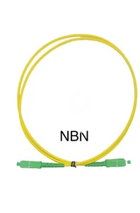 BRAND NEW FIBRE OPTIC SC APC -SC APC 3mm 1 M CABLE FOR NBN & TELSTRA - Picture 1 of 1