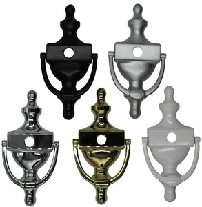 Door Knocker WITH HOLE 6 Inch Victorian Urn Face Fit Hidden Fix UPVC Wood Doors - Picture 1 of 14