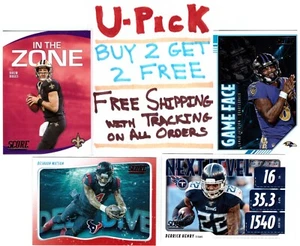 Tarjetas Score Panini NFL 2020 insertos envío gratis, compra 2 y obtén 2 gratis 3 de 3 - Imagen 1 de 105