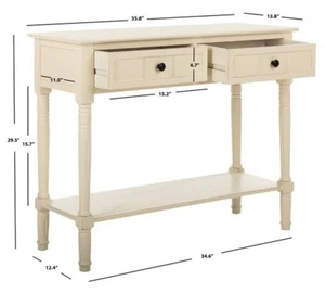Safavieh Samantha 2 Drawer Console, Reduced Price 2172707752 AMH5710C - Picture 1 of 5