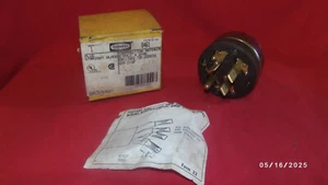 NUOVA spina Hubbell 8461, NEMA 15-60P, 60A, 250V 3 fasi corazzata - Foto 1 di 4