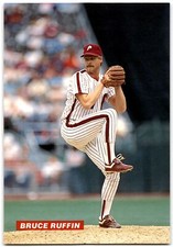 1989 Tastykake Philadelphia Phillies Bruce Ruffin