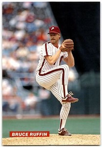 1989 Tastykake Philadelphia Phillies Bruce Ruffin