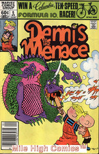 DENNIS THE MENACE (1981 Series) #6 NEWSSTAND Very Good Comics Book