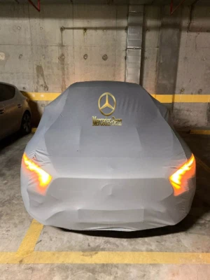 Car Cover Gray For Mercedes-Benz Class Dust Proof Windproof  Combing Indoor Car Foto 1 de 4