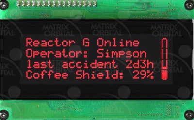 Matrix Orbital LK204-24-USB-R LCD Display - Image 1 of 2