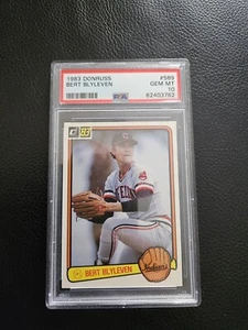 1983 DONRUSS #589 BERT BLYLEVEN INDIANS HOF PSA 10 - Picture 1 of 2