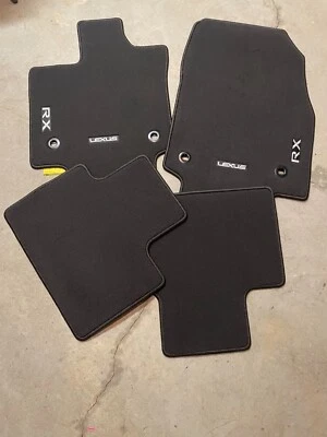 Lexus RX350/350h/500 2023-2025 Genuine Black 4 piece Floor Mats, NEW! - Изображение 1 из 3