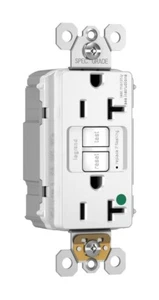 Set of 2 Legrand Radiant PT2097W 20A PlugTail GFCI Self-Test Receptacle - White - Picture 1 of 2