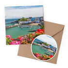 1 x Greeting Card & 10cm Sticker Set - Beautiful Tenby Harbour Wales #50220