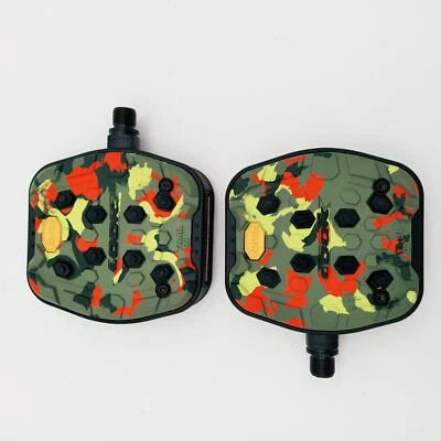 LOOK Geo Trail Grip Pedals - Platform 9/16" Mountain City Bike Vibram Camo Color - Image 1 of 4