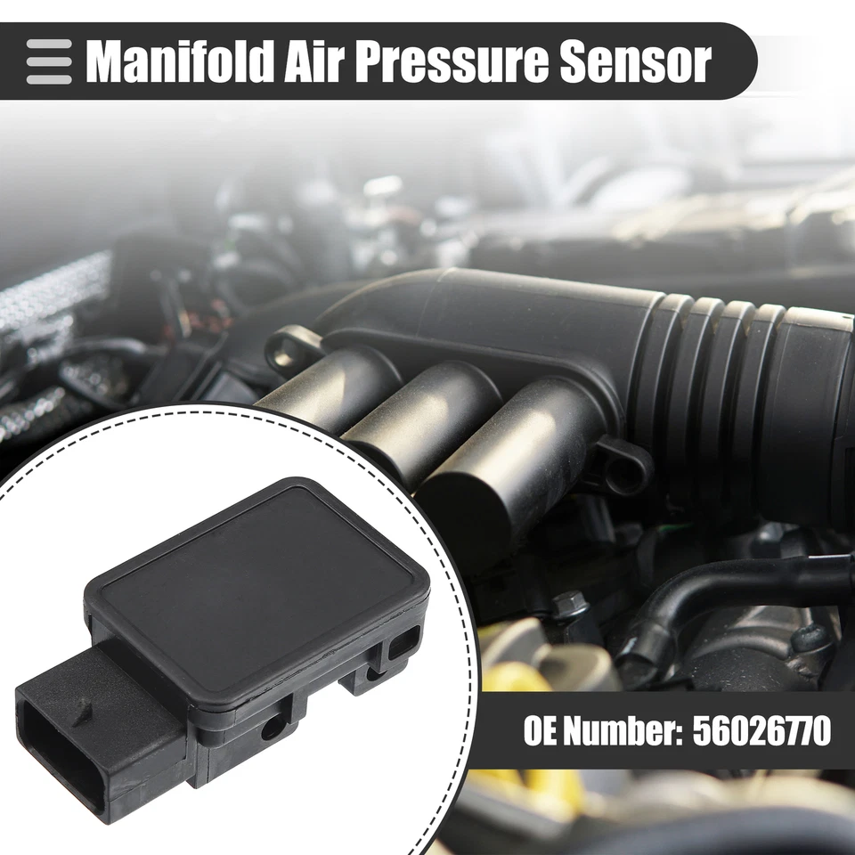 Sensor de presión de aire colector MAP para Dodge B150 1992-1994 No.56026770 negro Foto 1 de 4