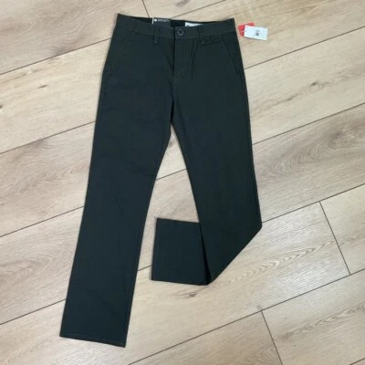 Volcom Youth Men's Black Frickin Modern Straight Chico Pant Black Size 28 NWT - Image 1 of 4