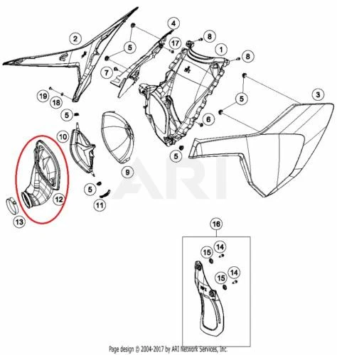 NEW OEM HUSQVARNA TC 125 TC125 AIR CLEANER BOOT INTAKE RUBBER TUBE - Изображение 1 из 1