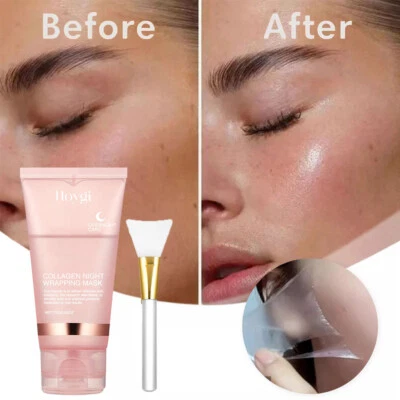Collagen Night Wrapping Mask Overnight Peel Off Hydrolyzed Collagen Facial Mask - Image 1 of 4