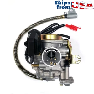 CARBURADOR ajustable de rendimiento con estrangulador eléctrico para motores 50cc 80cc GY6 - Imagen 1 de 4