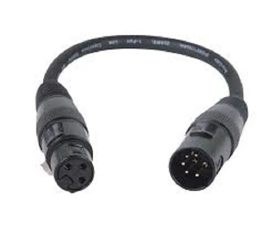 Accu-Cable 5-Pin DMX Male XLR 3-Pin Female Adapter - Image 1 of 1