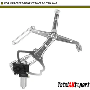 Window Regulator w/ Motor for Mercedes-Benz C220 C230 C280 C36 AMG Front Left - Picture 1 of 8