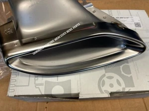 Mercedes Benz New C43 AMG C300 C350e Rear Right Trim Cover Chrome OE 2054901227 - Picture 1 of 3