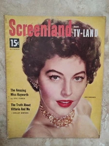 MAGAZIN SCREENLAND TV LAND - 1953 OKTOBER - AVA GARDNER (OK15) - Bild 1 von 8