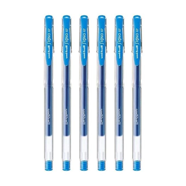 UNI-BALL Stylo roller encre gel SIGNO 207, VALUE PACK, bleu - Stylo &  feutre - LDLC