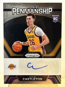 2023-24 Panini Prizm Colin Castleton Rookie Penmanship Autograph Lakers - Picture 1 of 2