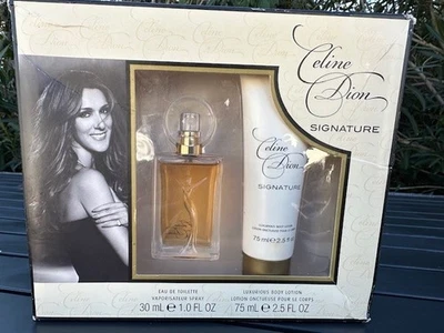 COFFRET CELINE DION  PARFUMS SIGNATURE  DE COTY  EDT 30 ML + LOTION 75 ML - Imagen 1 de 2