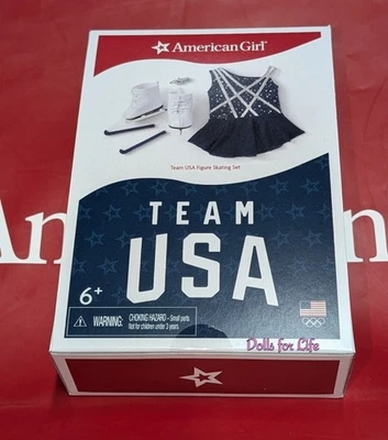 American Girl Doll Team USA Ice Figure Skating Set New in Box - Image 1 of 2