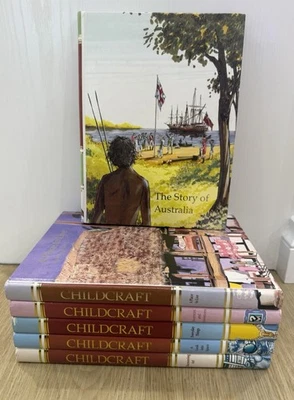 Childcraft Books Vintage Illustrated Educational Books Homeschool 1990 6x BOOKS - image 1 of 4