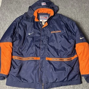 De colección Denver Broncos Nike NFL Pro Line Cremallera Completa Bombardero Puffer Chaqueta Para Hombre’s XXL - Imagen 1 de 13