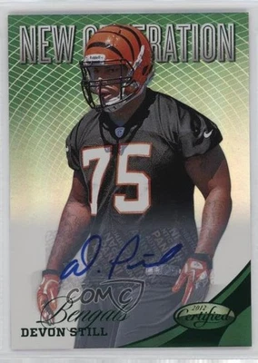 2012 Certified Mirror Emerald Signatures /5 Devon Still #266 Rookie Auto RC - Image 1 of 2