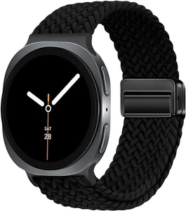 Geflochtene Magnetbänder für Samsung Galaxy Watch 8/8Classic Band, 01-Schwarz  - Bild 1 von 8