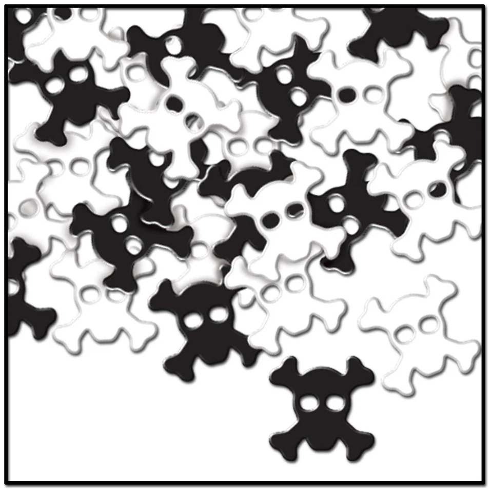 Calavera y huesos cruzados Fanci-Fetti para Halloween - Beistle Foto 1 de 1