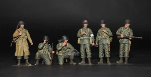 PreSale ProPainted 1/35 US Army Infantry (6 Soldiers) Advance to Rhine WW2 - Picture 1 of 24