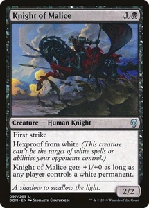 [MTG] Knight of Malice (097) (DOM) LP-HP - Picture 1 of 1