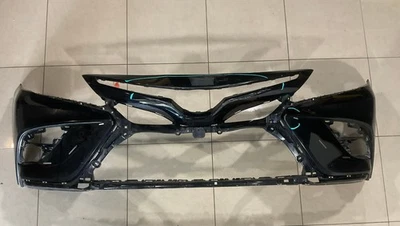 Front Bumper Cover Black 2021-2023 Toyota Camry SE/XSE/Hybrid SE 52119+06E20 OEM - Image 1 of 4