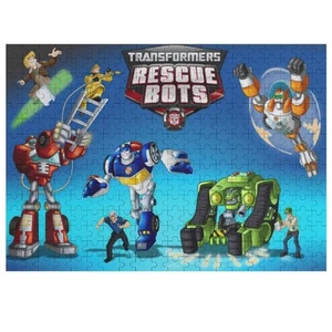 Rompecabezas Transformers Rescue Bots 300 piezas regalo para niñas niños - Imagen 1 de 7