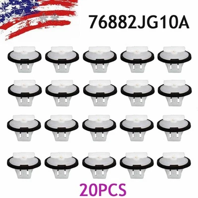 20x 76882JG10A Para Nissan Exterior Guardabarros Acampanado Moldura Clip NUEVO Foto 1 de 4