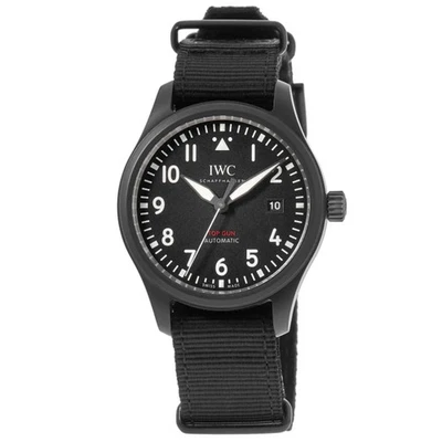New IWC Pilot's Top Gun Automatic Black Dial Fabric Strap Men's Watch IW326906 - Image 1 of 4