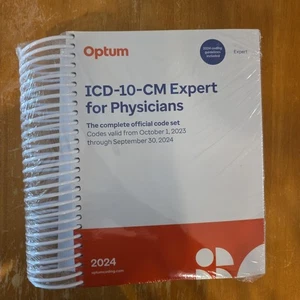 NEW SEALED Optum 2024 ICD-10-CM Expert for Physicians Spiral - Picture 1 of 4